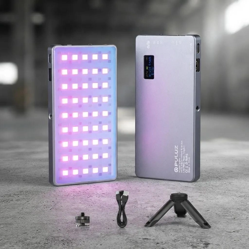 PANEL LED RGB RECARGABLE PARA FOTOGRAFIA Y VIDEO - 9