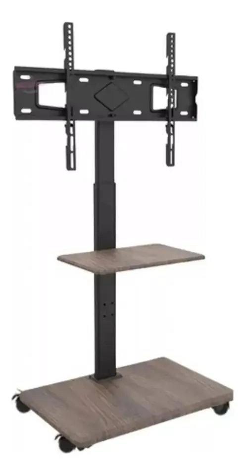 SOPORTE MOVIL PARA TV DE 32 A 80 PULGADAS CON ESTANTES - 6