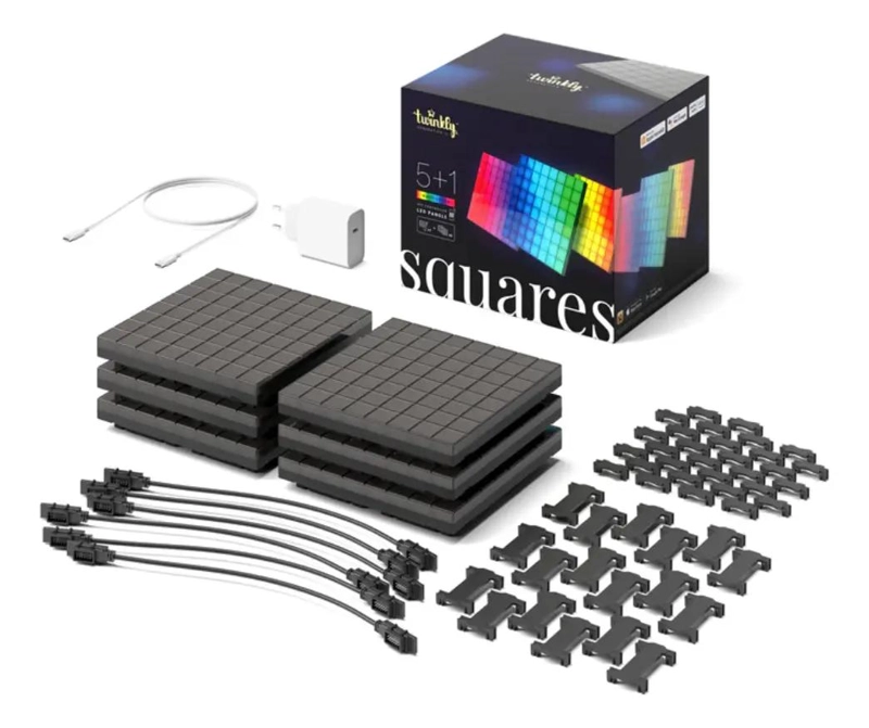 PANELES LED INTELIGENTES SQUARES PARA DECORACION INTERACTIVA - 1