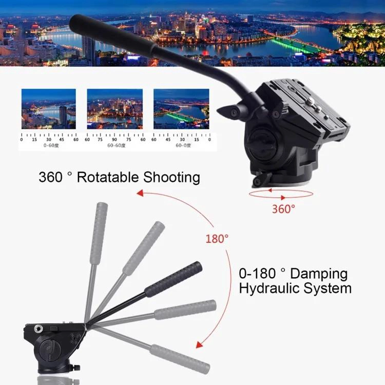 CABEZAL FLUIDO PARA TRIPODE CON MOVIMIENTO SUAVE Y CONTROL PRECISO - 9