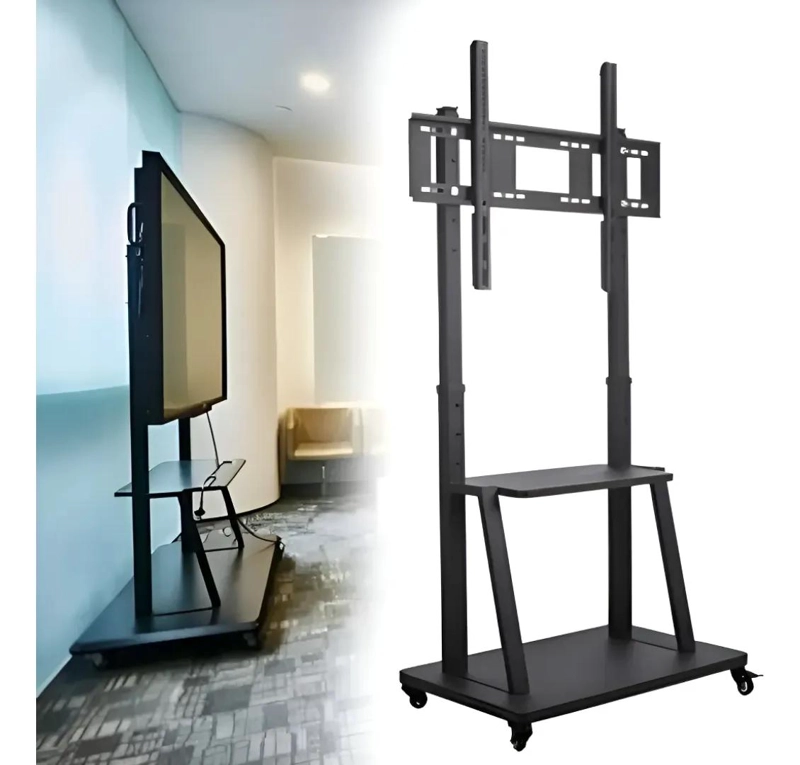 SOPORTE UNIVERSAL PARA TV CON RUEDAS Y BANDEJA CENTRAL - 5