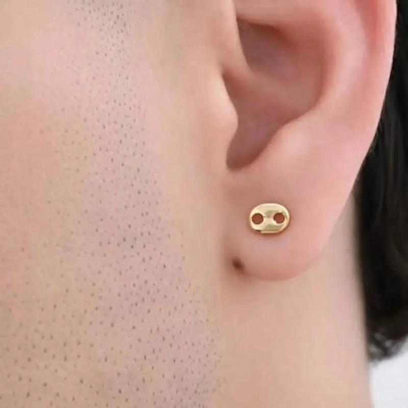 AROS PENDIENTES ELEGANTES EN ORO DE 14 KILATES PARA MUJER - 4