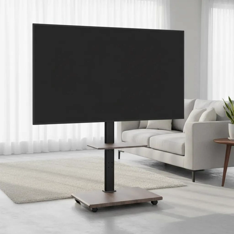 SOPORTE DE TV MOVIL CON RUEDAS PARA PANTALLAS DE 32 A 70 PULGADAS - 8