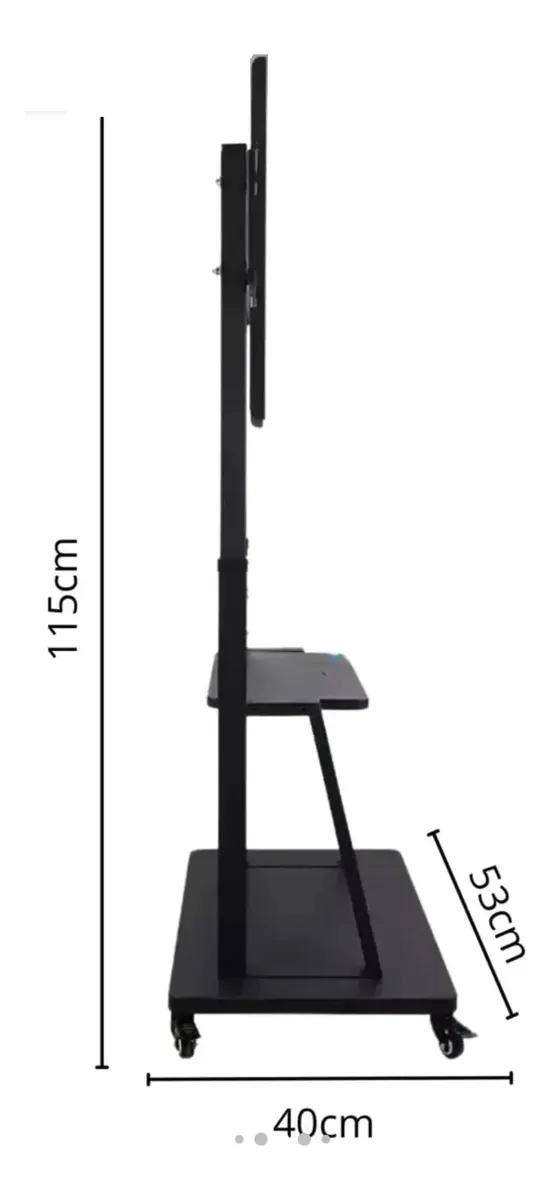 SOPORTE MOVIL PARA TV Y MONITOR DE 32 A 75 PULGADAS - 2