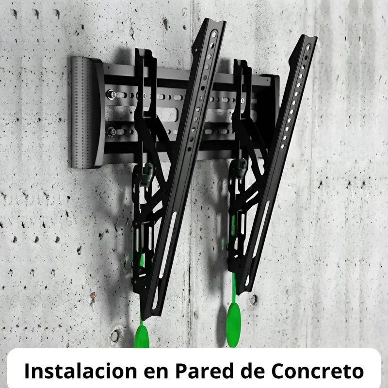 SOPORTE INCLINABLE PARA TV DE 32 A 65 PULGADAS CON SEGURIDAD - 8