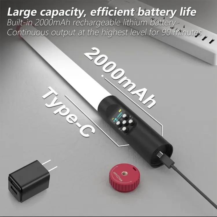 TUBO LED RGB SUMERGIBLE PARA FOTOGRAFIA Y VIDEO - 3