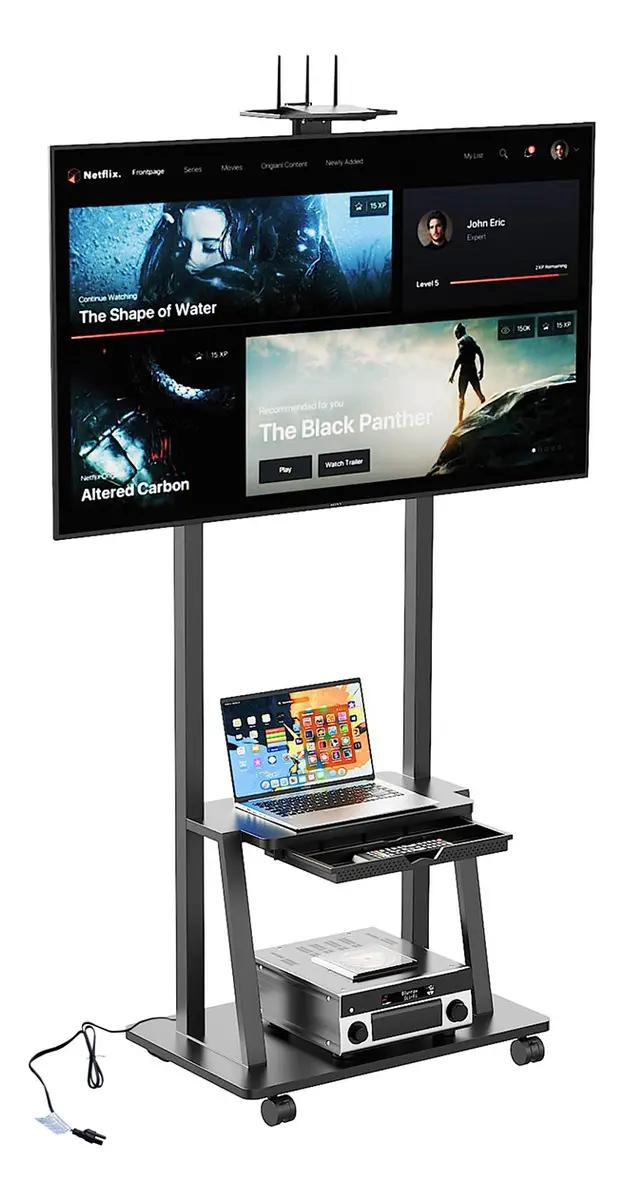 SOPORTE MOVIL PARA TELEVISORES DE 32 A 70 PULGADAS - 10