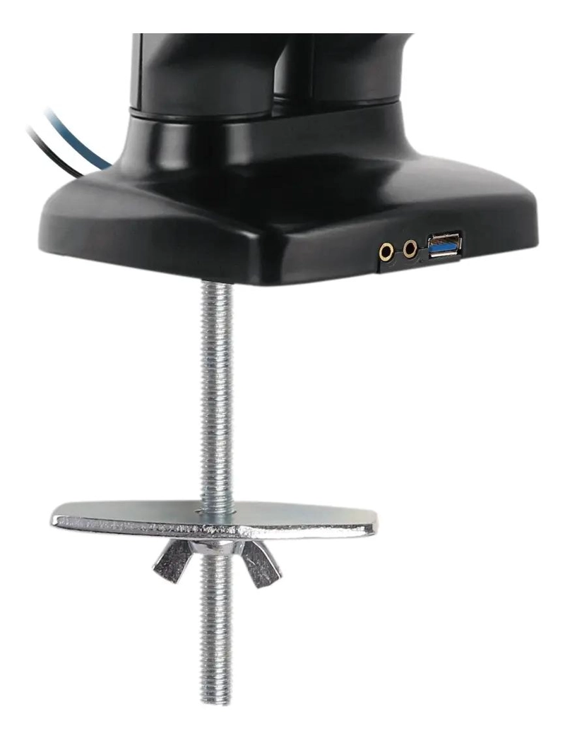 SOPORTE DOBLE NEUMATICO PARA MONITORES DE 13 A 32 PULGADAS - 4