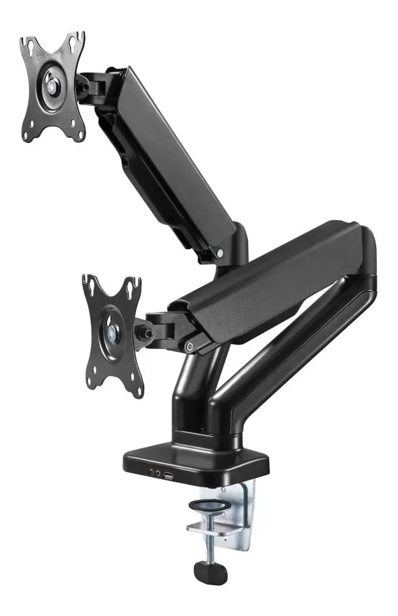 SOPORTE DOBLE NEUMATICO PARA MONITORES DE 13 A 32 PULGADAS - 9