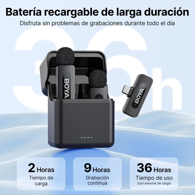 MICROFONO INALAMBRICO PARA CAPTURA DE AUDIO EN MOVILES - 6