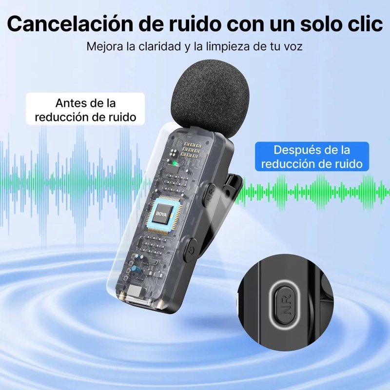 MICROFONO INALAMBRICO PARA CAPTURA DE AUDIO EN MOVILES - 8