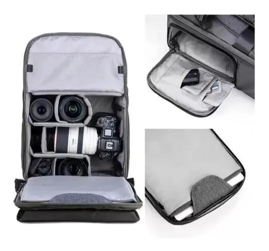 MOCHILA COMPACTA PARA FOTOGRAFIA Y EQUIPO PERSONAL - 4