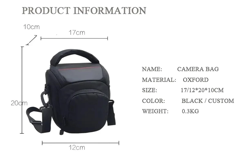 BOLSO TRIANGULAR PARA CAMARA DSLR CON PROTECCION Y ESTILO - 6
