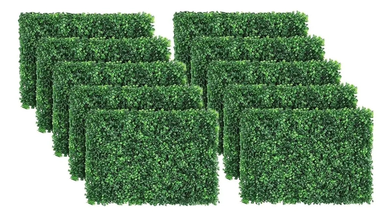MALLA VERDE ARTIFICIAL PARA DECORACION DE JARDIN Y PRIVACIDAD - 1