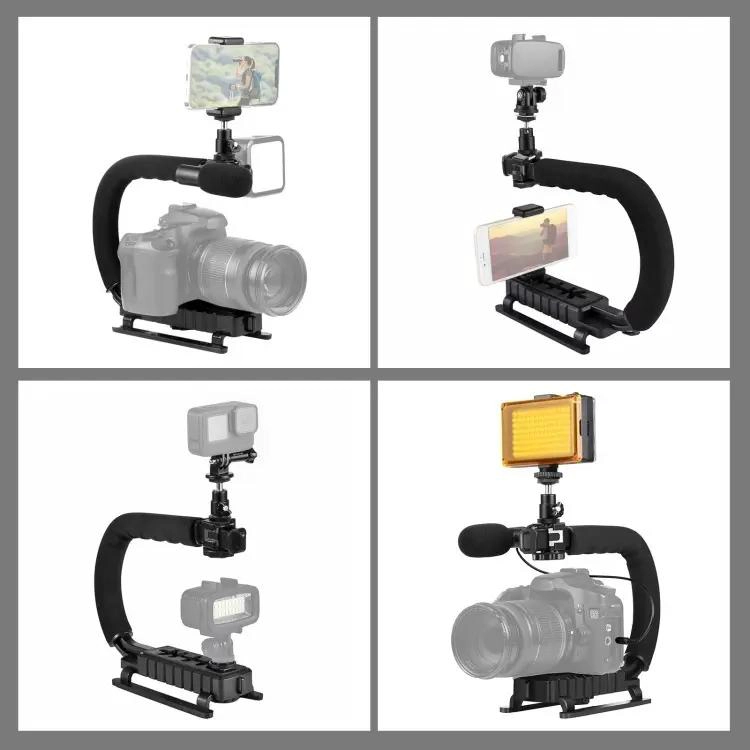 ESTABILIZADOR PARA CAMARA Y SMARTPHONE CON LUZ Y MICROFONO - 2