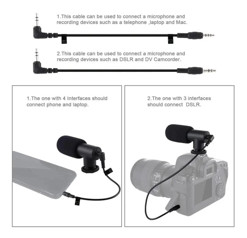 ESTABILIZADOR PARA CAMARA Y SMARTPHONE CON LUZ Y MICROFONO - 3