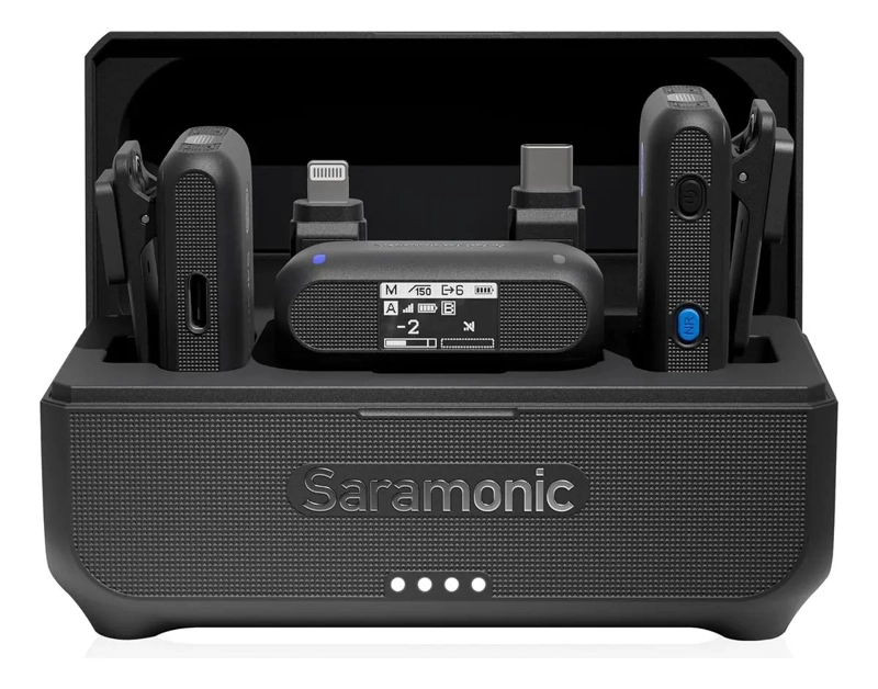 MICROFONO INALAMBRICO COMPACTO PARA GRABACIONES DE AUDIO - 1