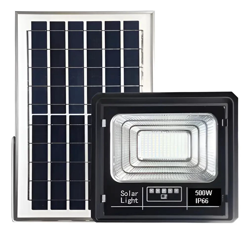 REFLECTOR LED SOLAR DE 500W CON PANEL SOLAR INTEGRADO - 3