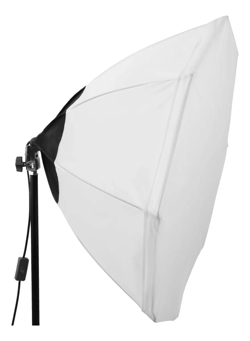 KIT DE ILUMINACION PROFESIONAL CON 3 LUCES BICOLOR Y SOFTBOX - 1