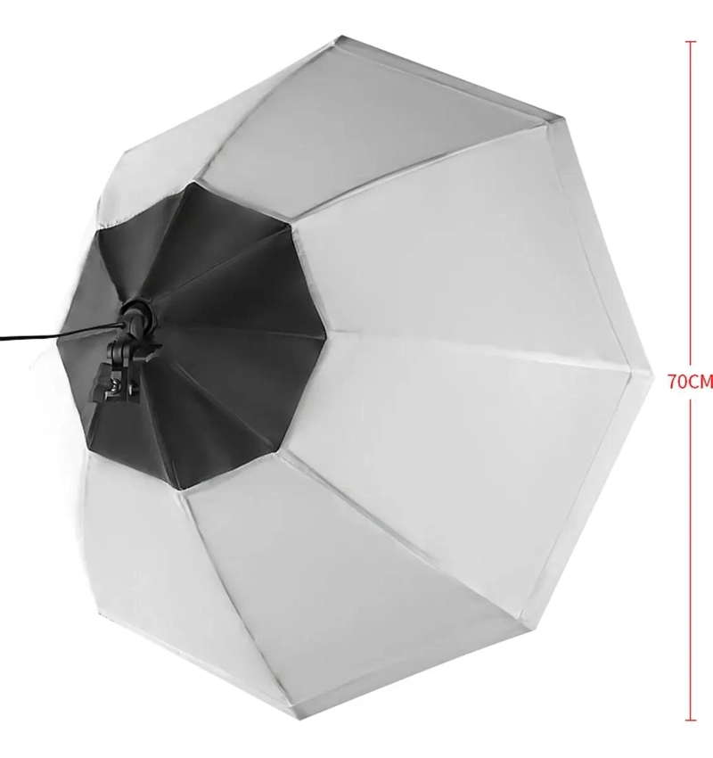 KIT DE ILUMINACION PROFESIONAL CON 3 LUCES BICOLOR Y SOFTBOX - 5