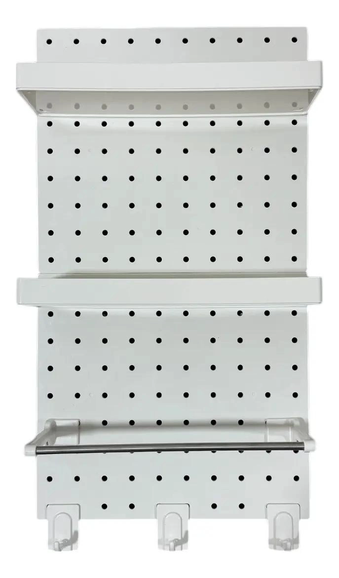 PLACA AJUSTABLE DE PARED CON AGUJERO Y GANCHO VERSATIL - 2
