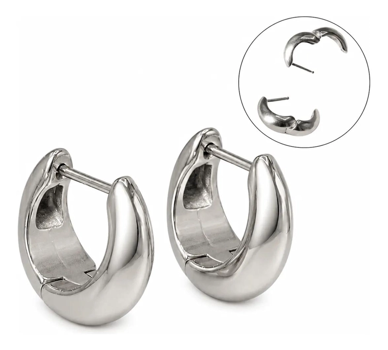 AROS CAMILA ARGOLLAS DE TITANIO 8MM PARA PIEL SENSIBLE - 1
