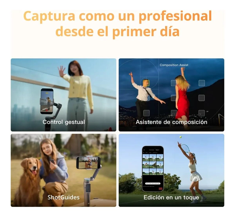 ESTABILIZADOR DE SMARTPHONE CON SEGUIMIENTO AVANZADO - 6