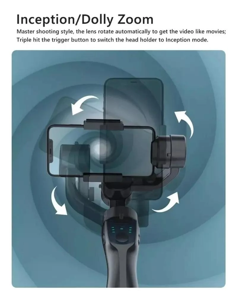 ESTABILIZADOR GIMBAL PARA CELULAR Y CAMARA PROFESIONAL - 6