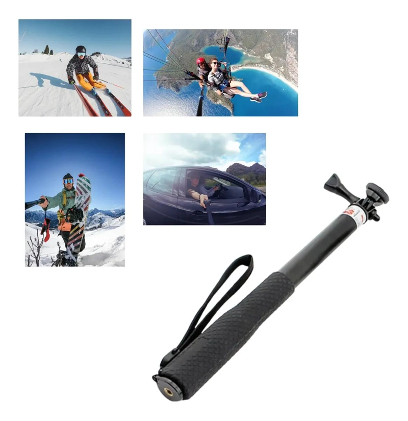 BASTON SELFIE SUMERGIBLE DE ALUMINIO PARA CAMARAS DEPORTIVAS - 4