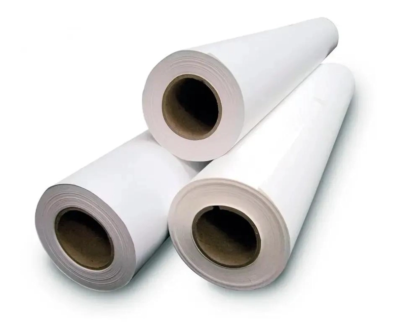 ROLLO DE TELA IMPRIMIBLE MATTE DE POLIE STER 1118CM X 18M - 1
