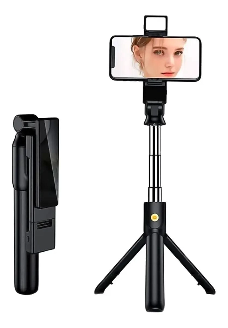 PALO SELFIE CON LUZ LED Y TRIPODE 3 EN 1 DE 100 CM - 2