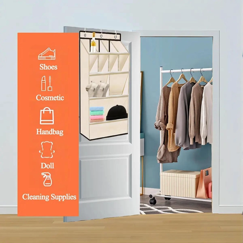 ORGANIZADOR COLGANTE DE ZAPATOS PARA PUERTA Y ACCESORIOS - 4