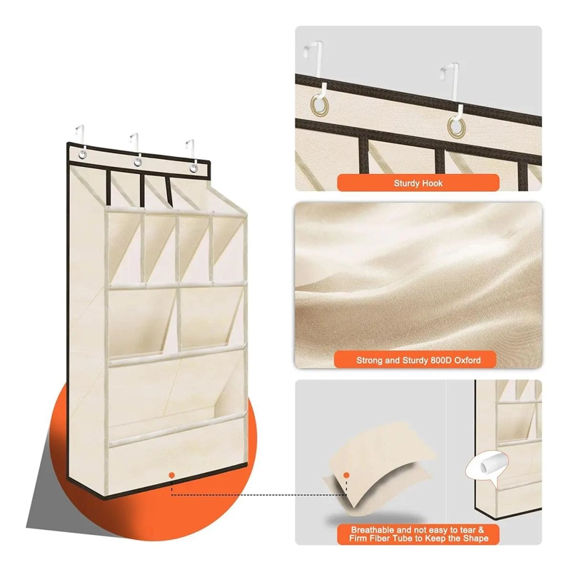 ORGANIZADOR COLGANTE DE ZAPATOS PARA PUERTA Y ACCESORIOS - 5
