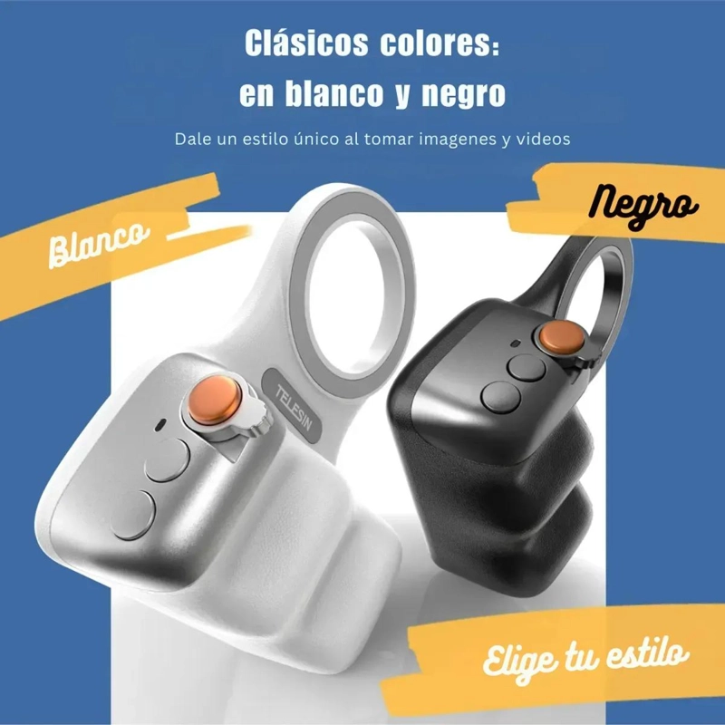 SOPORTE MAGNE TICO ERGONOMICO PARA CELULAR CON CONTROL REMOTO - 5