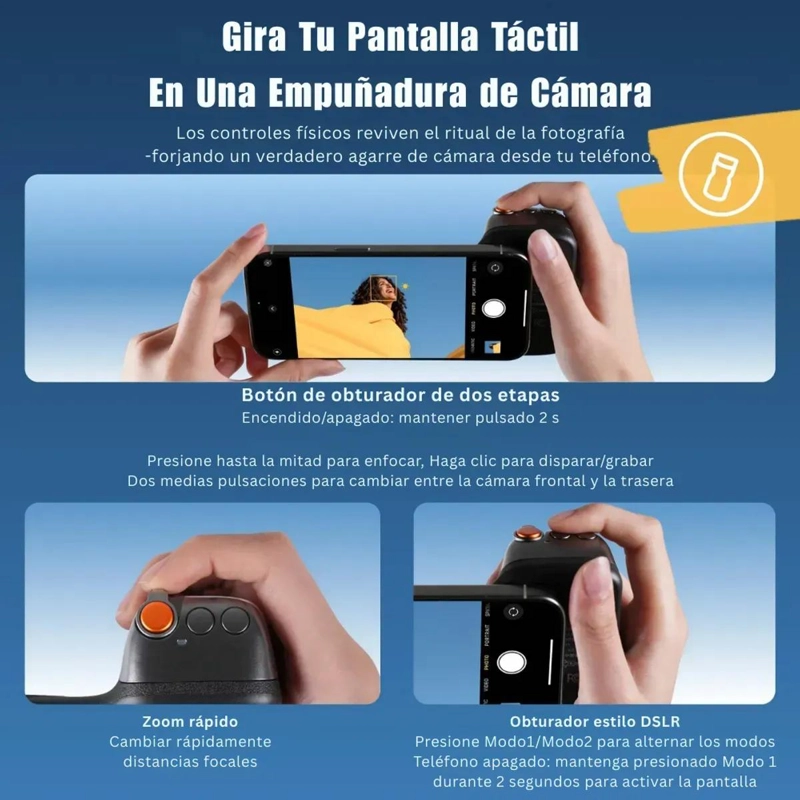 SOPORTE MAGNE TICO ERGONOMICO PARA CELULAR CON CONTROL REMOTO - 7