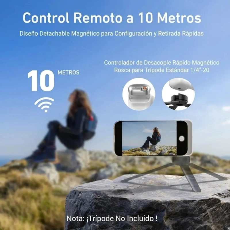 SOPORTE MAGNE TICO ERGONOMICO PARA CELULAR CON CONTROL REMOTO - 8