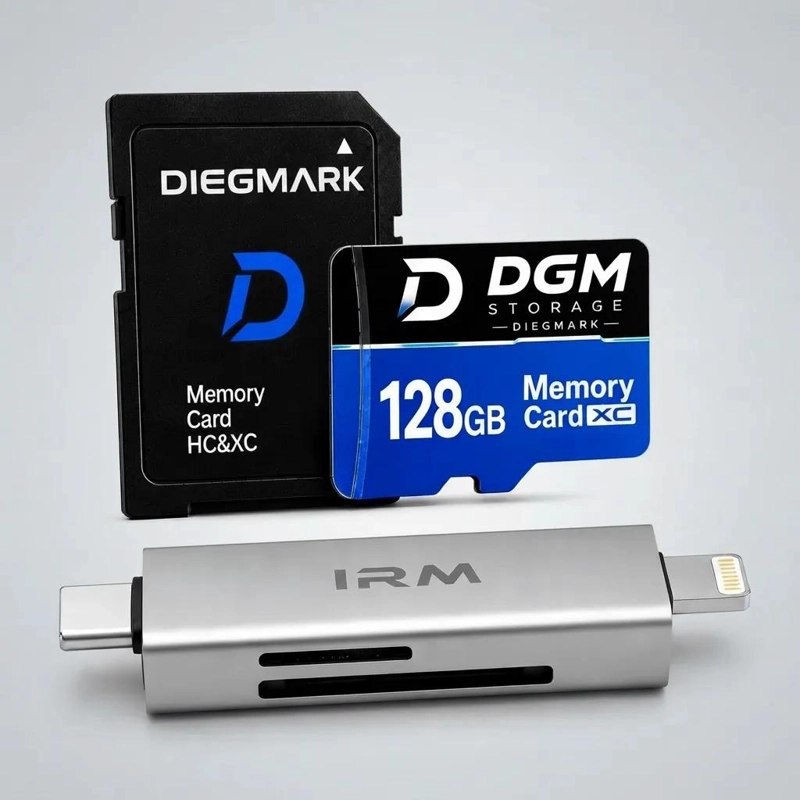 KIT DE ALMACENAMIENTO MICRO SDXC 128GB CON ADAPTADOR Y LECTOR - 5