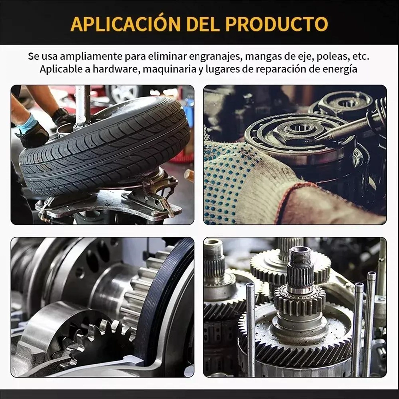 EXTRACTOR HIDRAULICO DE DOS GARRAS PARA RODAMIENTOS 5 TONELADAS - 5