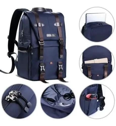 MOCHILA IMPERMEABLE PARA FOTOGRAFIA CON AMPLIO ESPACIO INTERIOR - 3
