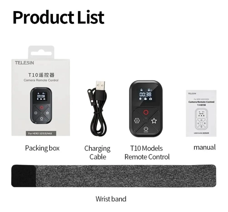 CONTROL REMOTO BLUETOOTH PARA CAMARAS Y SMARTPHONES HASTA 80M - 4