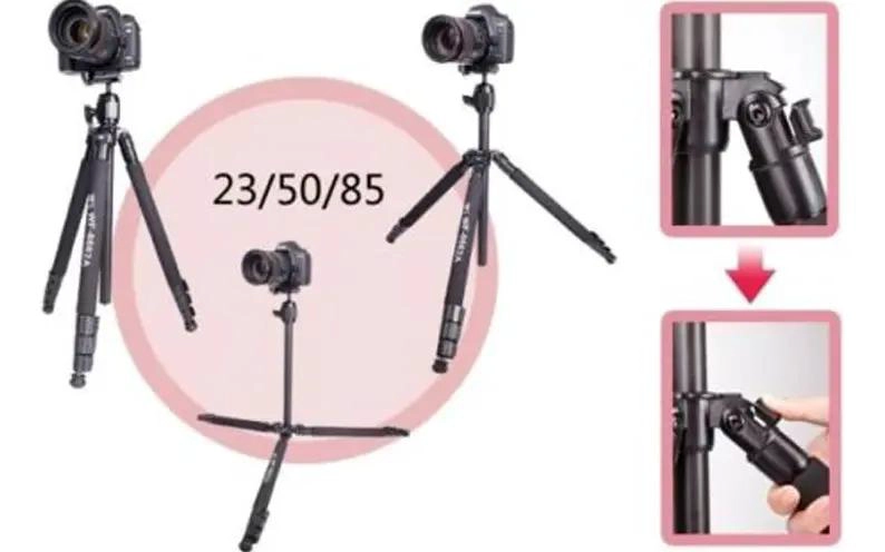 TRIPODE FOTOGRAFICO PROFESIONAL CON ADAPTADOR PARA CELULAR - 7