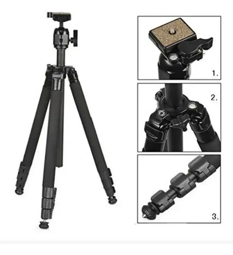 TRIPODE FOTOGRAFICO PROFESIONAL CON ADAPTADOR PARA CELULAR - 8