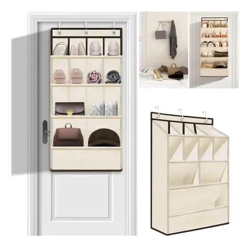 ORGANIZADOR COLGANTE DE ZAPATOS CON 11 BOLSILLOS PARA PUERTA - 1