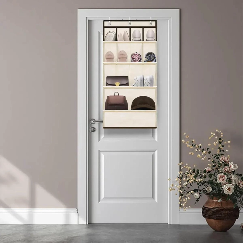 ORGANIZADOR COLGANTE DE ZAPATOS CON 11 BOLSILLOS PARA PUERTA - 7
