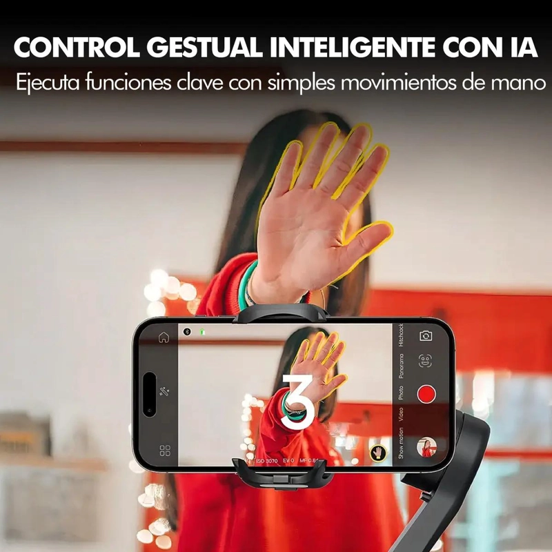 ESTABILIZADOR DE IMAGEN COMPACTO Y PLEGABLE PARA SMARTPHONES - 8