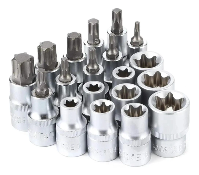 KIT DADOS ESTRELLAS PUNTA TORX 18 PIEZAS - 2