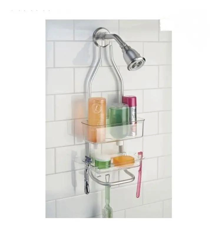 ORGANIZADOR DE DUCHA ACRILICO TRANSPARENTE CON 2 NIVELES - 2