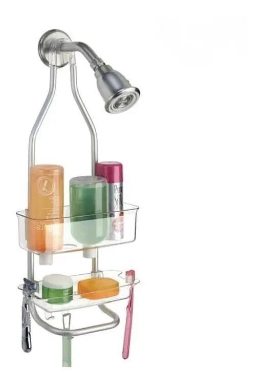ORGANIZADOR DE DUCHA ACRILICO TRANSPARENTE CON 2 NIVELES - 3