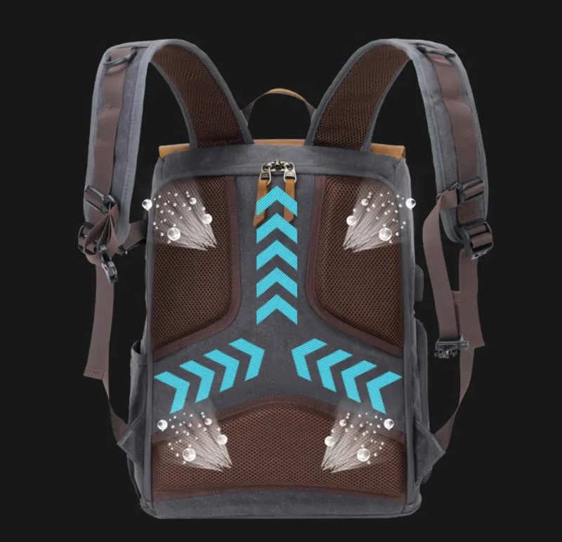 MOCHILA IMPERMEABLE PARA CAMARA FOTOGRAFICA CON GRAN CAPACIDAD - 6