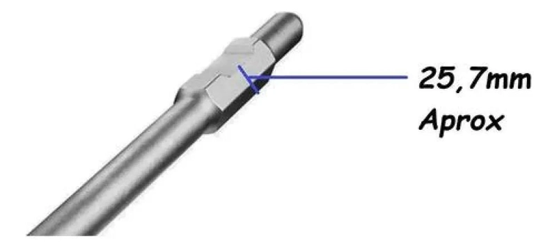 CINCEL PLANO 3.55 CM DE ANCHO Y 36 CM DE LARGO - 5